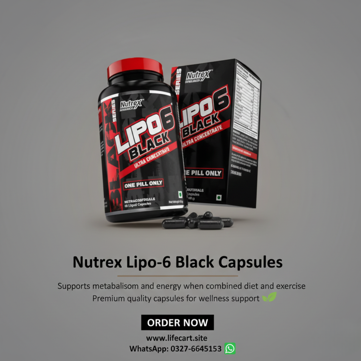 Nutrex Lipo 6 Black Capsules