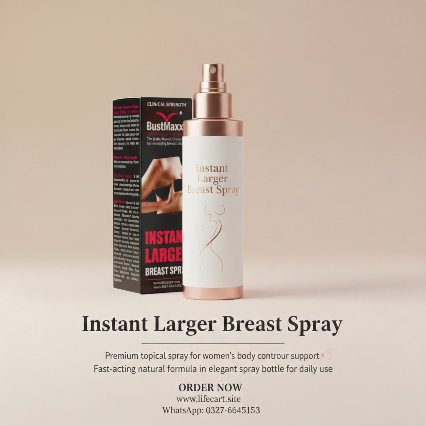 Instant Larger Breast Spray
