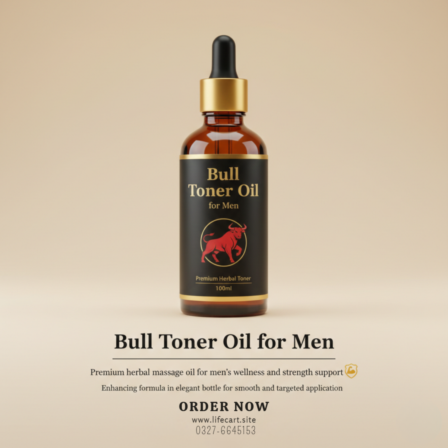 Bull Toner Oil for Men