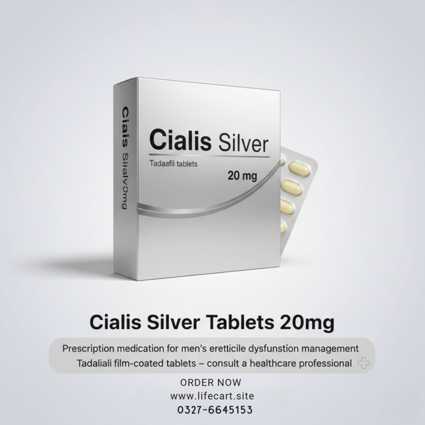 Cialis Silver Tablet 20Mg