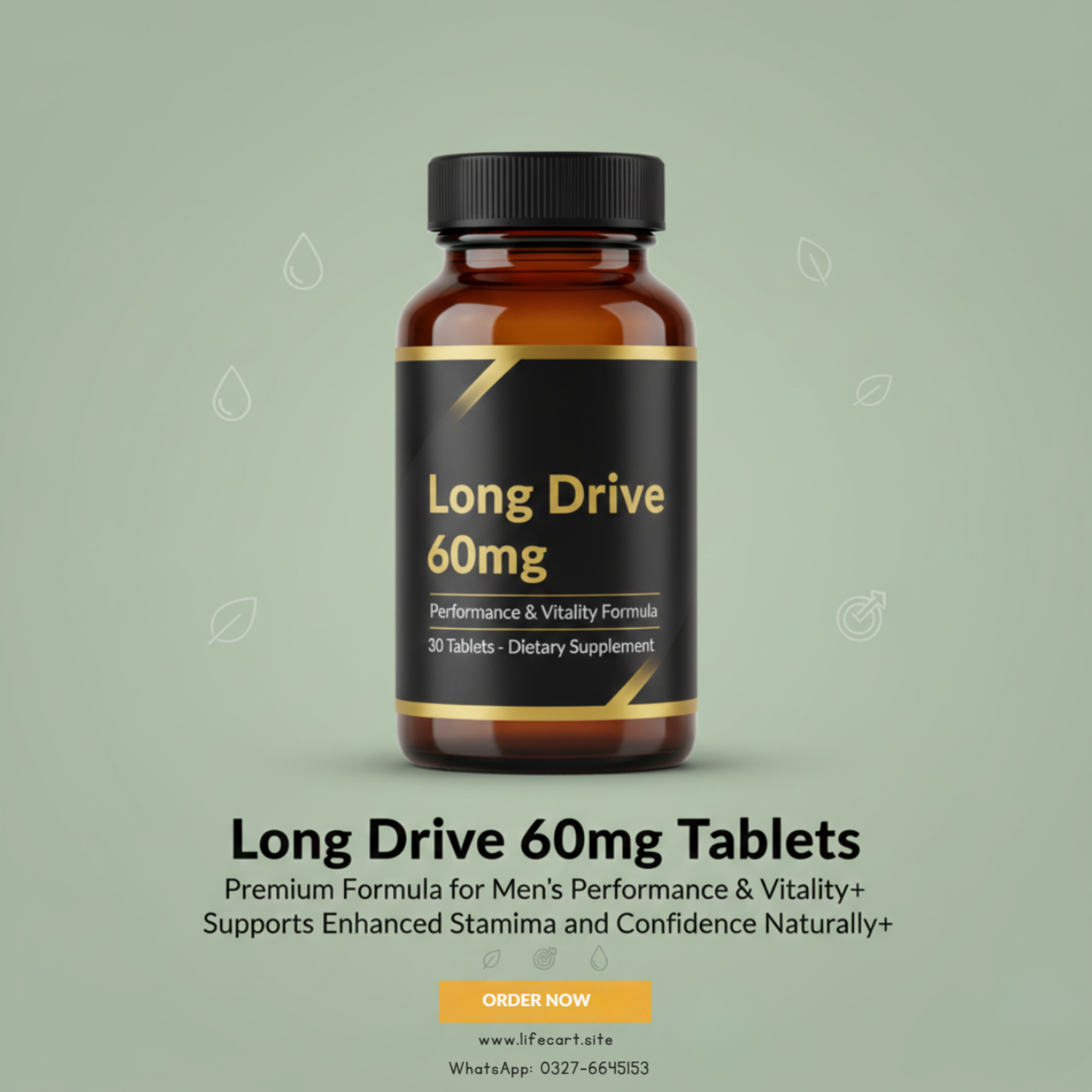 Long Drive 60mg Tablets