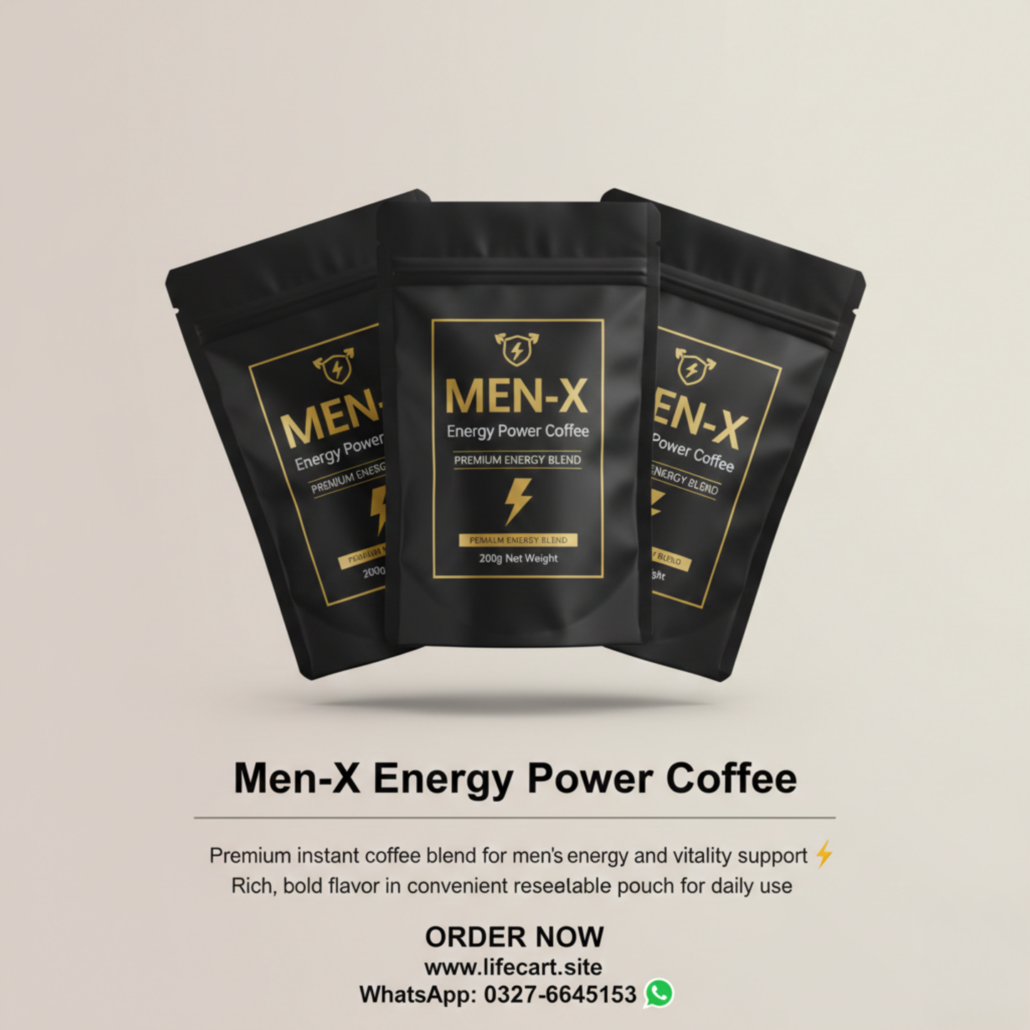 Men X Energy Power Coffee